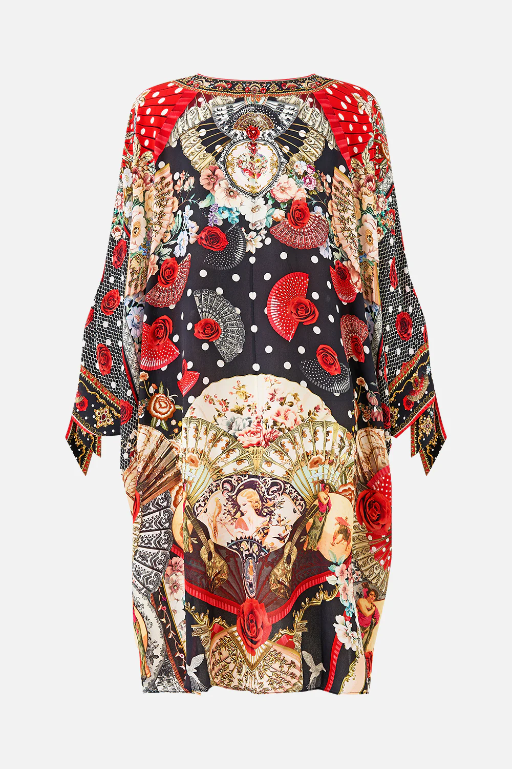 TIE SLEEVE SHORT V NECK KAFTAN DAUGHTERS OF DUENDE - Image 7