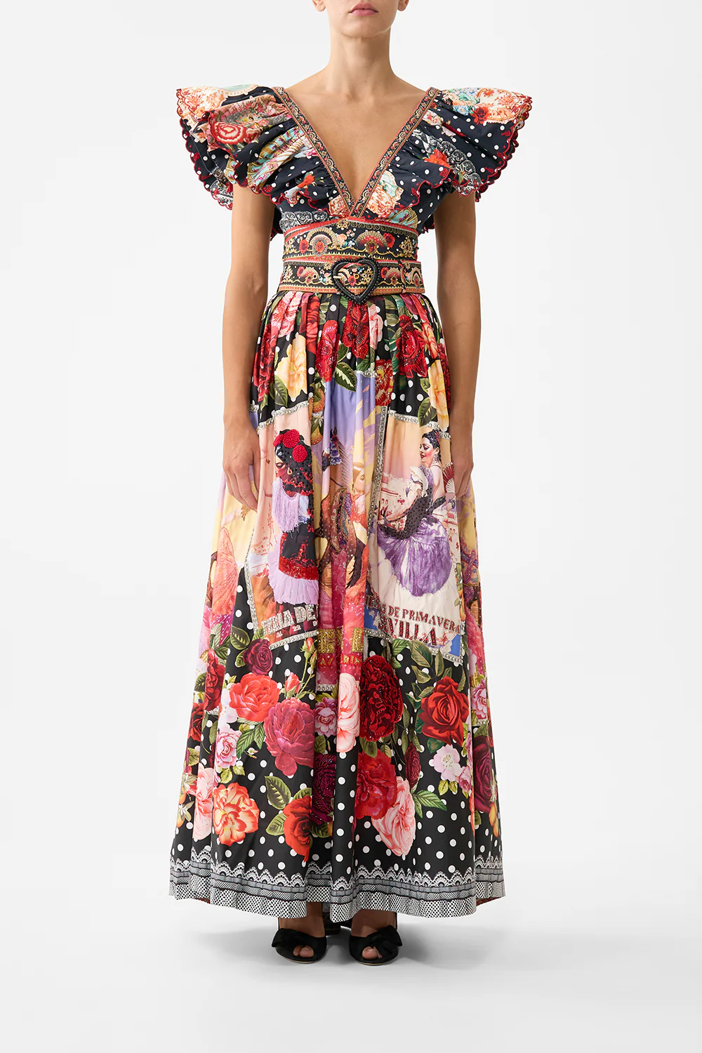 RUFFLE WRAP TOP DAUGHTERS OF DUENDE