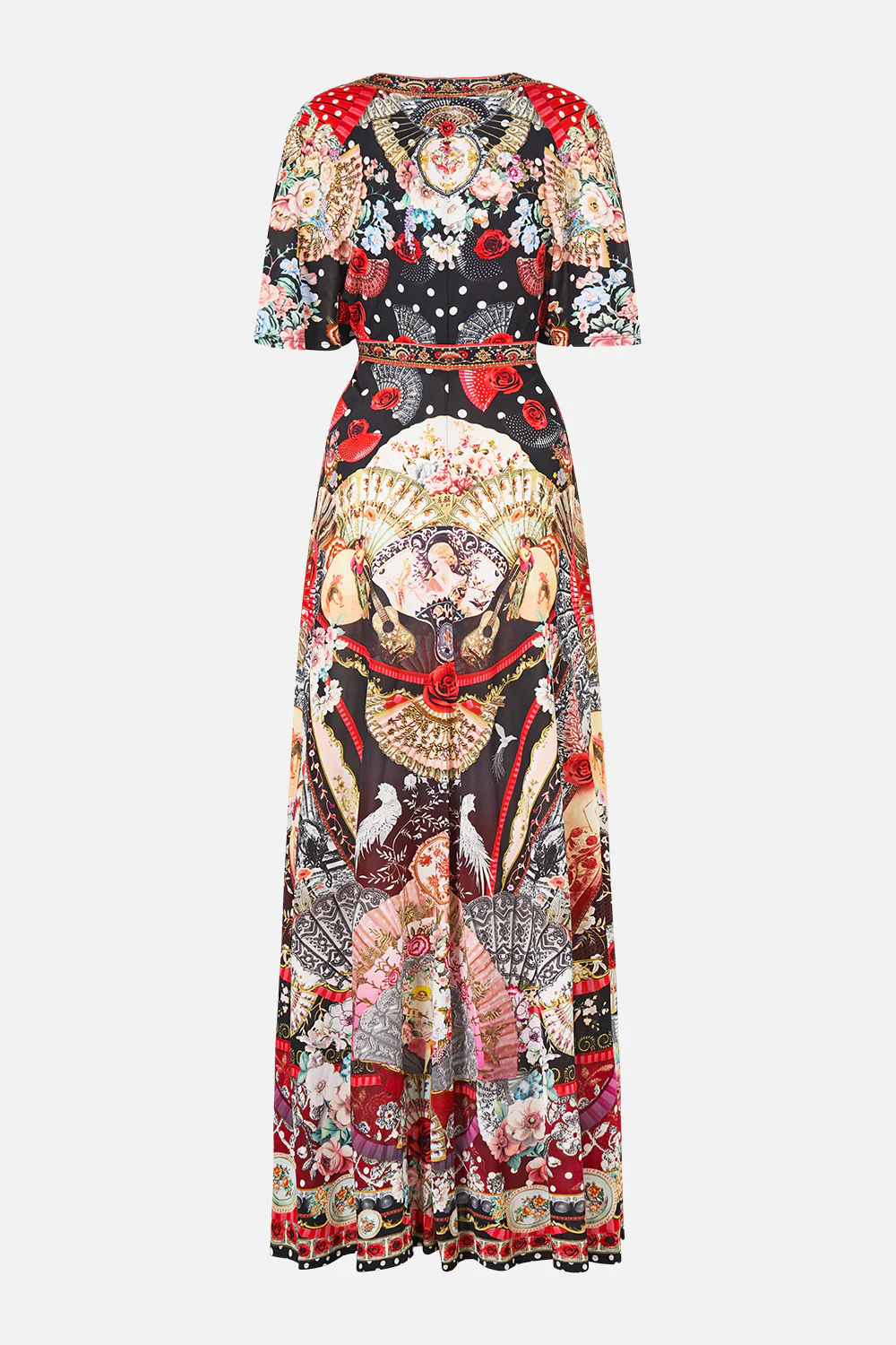 FLUTTER SLEEVE TIE FRONT JERSEY DRESS DAUGHTERS OF DUENDE - Image 6