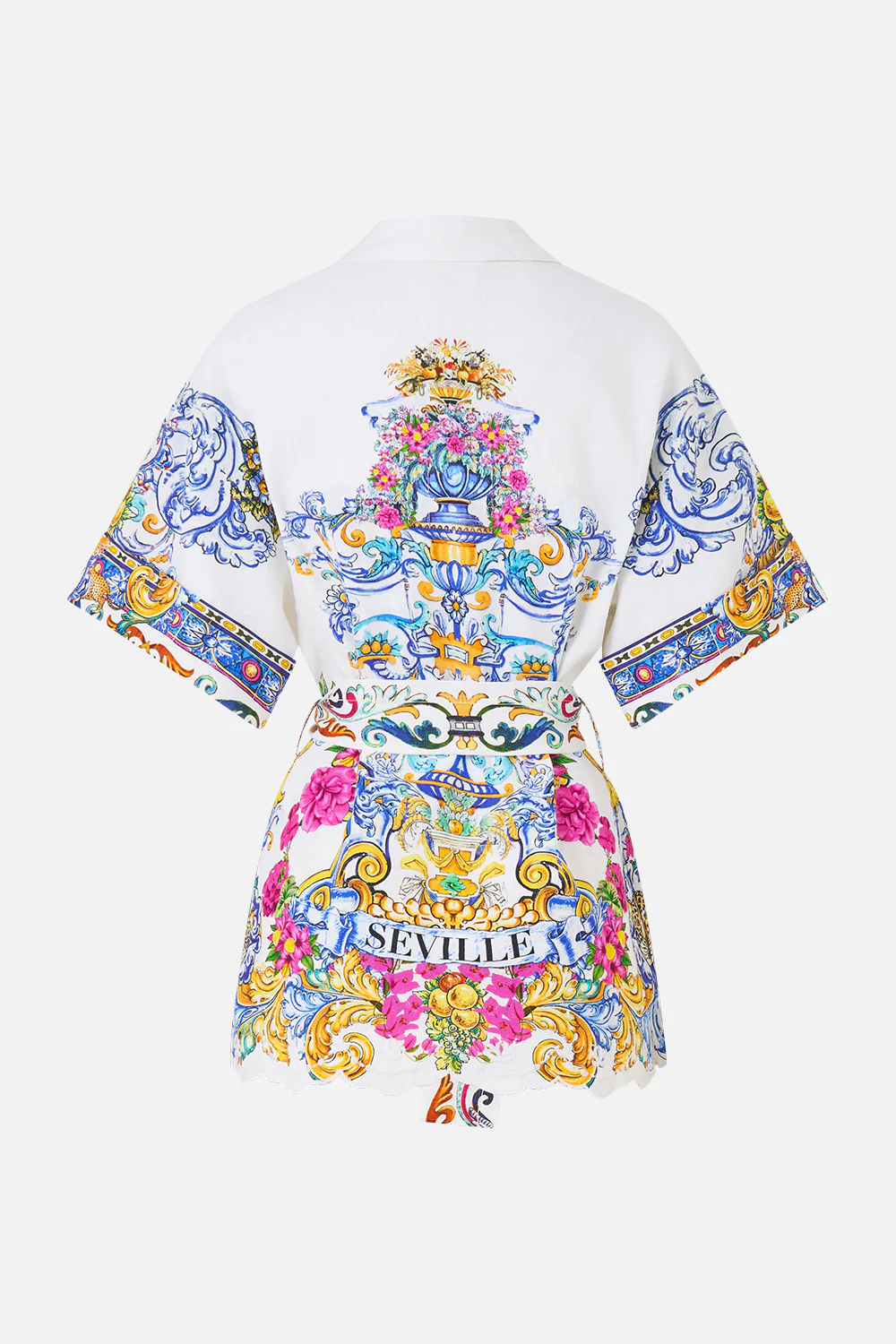 DOUBLE BREASTED SHORT SLEEVE JACKET MILLA IN SEVILLA - Image 6