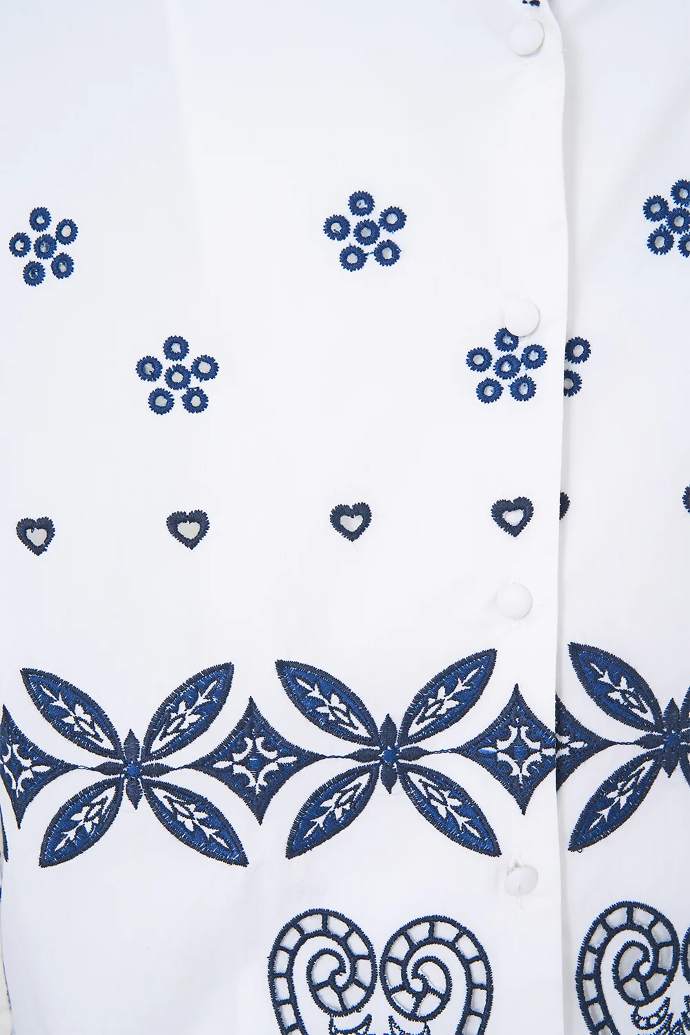 SHIRT WITH GATHERED CUFF A TILED WONDERLAND - Image 8