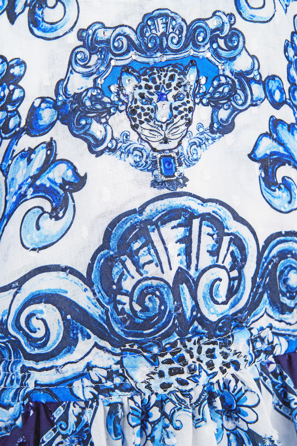 COLD SHOULDER RUFFLE TOP A TILED WONDERLAND - Image 8