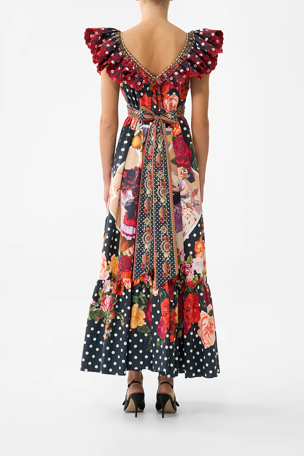 FRILL NECK DRESS WITH HARDWARE DAUGHTERS OF DUENDE - Image 2