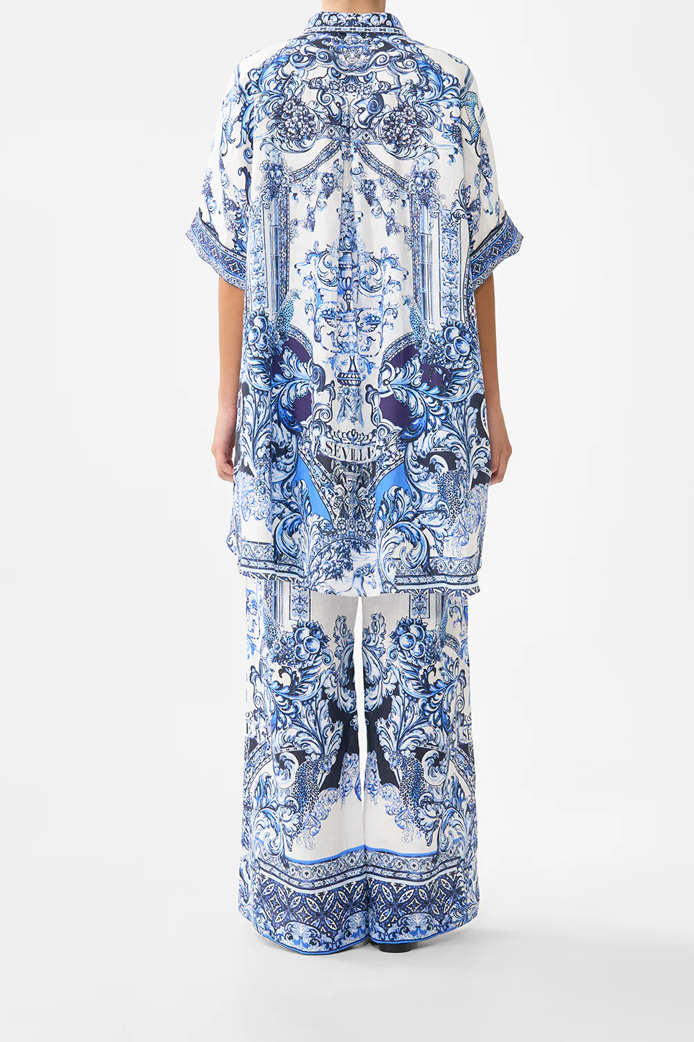 MINIMAL WIDE LEG PANT A TILED WONDERLAND - Image 2