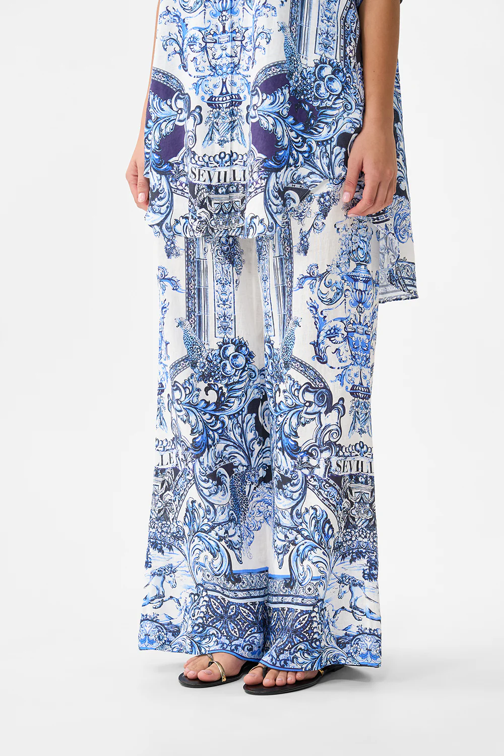 MINIMAL WIDE LEG PANT A TILED WONDERLAND - Image 5