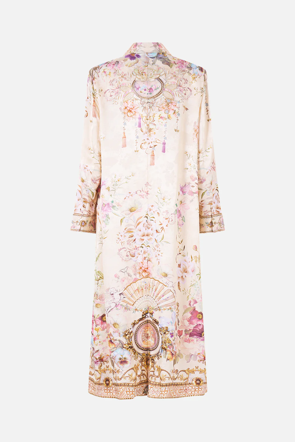 TAILORED OVERSIZED COAT ADORNED IN ARANJUEZ - Image 6