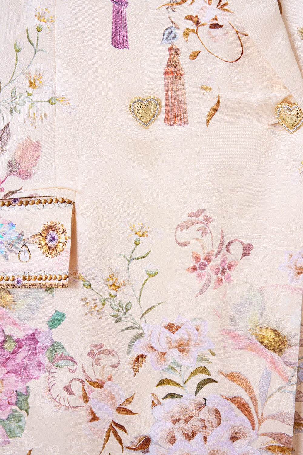 TAILORED OVERSIZED COAT ADORNED IN ARANJUEZ - Image 7