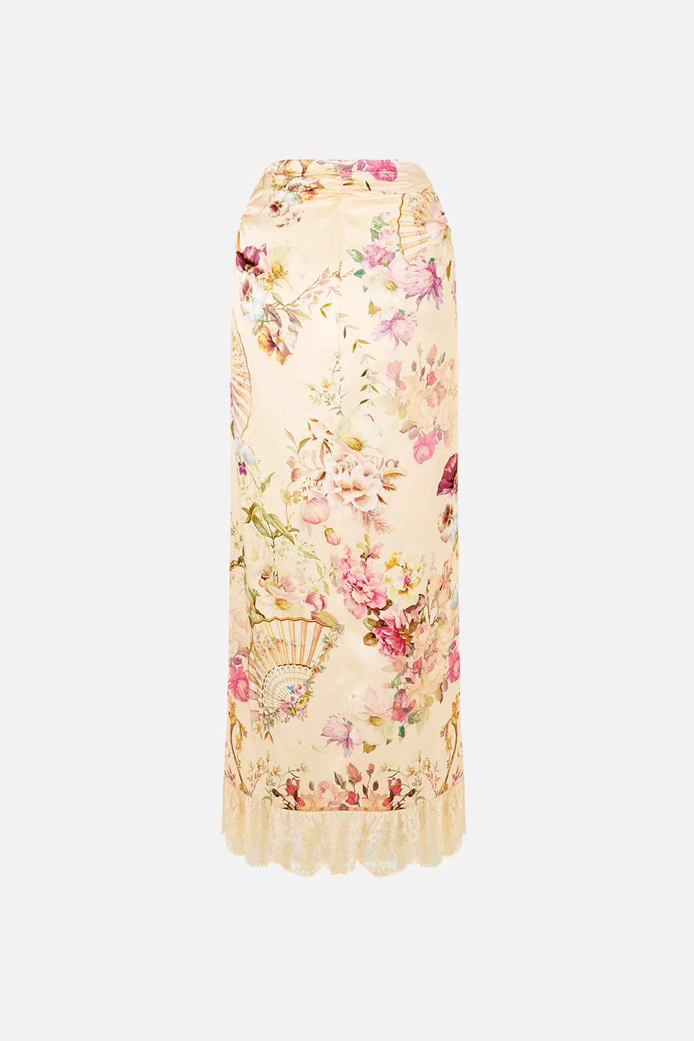 WRAP TIE SKIRT WITH RUFFLE ADORNED IN ARANJUEZ - Image 6