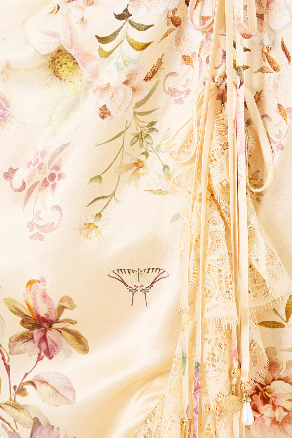 WRAP TIE SKIRT WITH RUFFLE ADORNED IN ARANJUEZ - Image 7