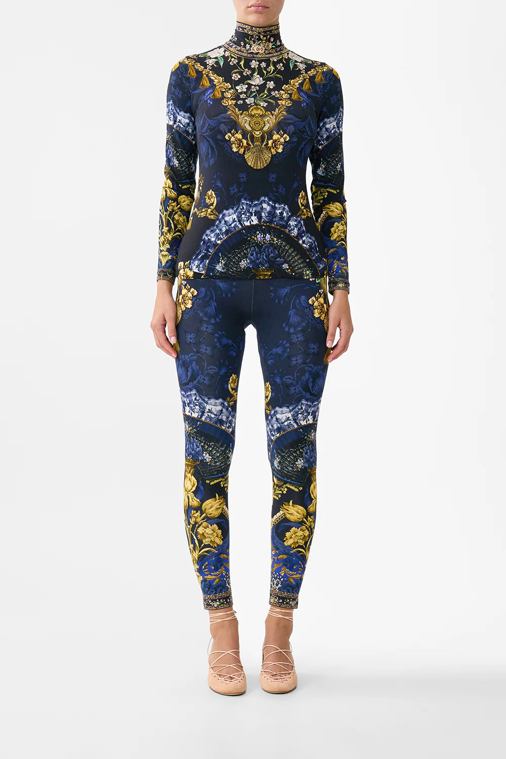 JERSEY TURTLENECK NOTES FROM THE BLUE ROOM