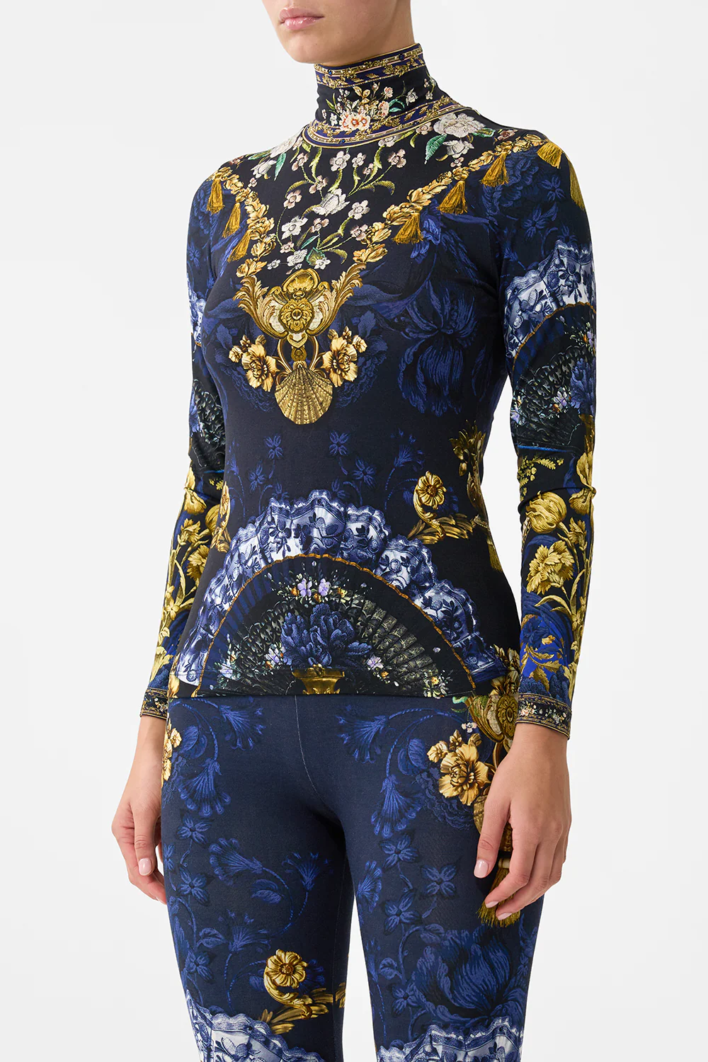 JERSEY TURTLENECK NOTES FROM THE BLUE ROOM - Image 5