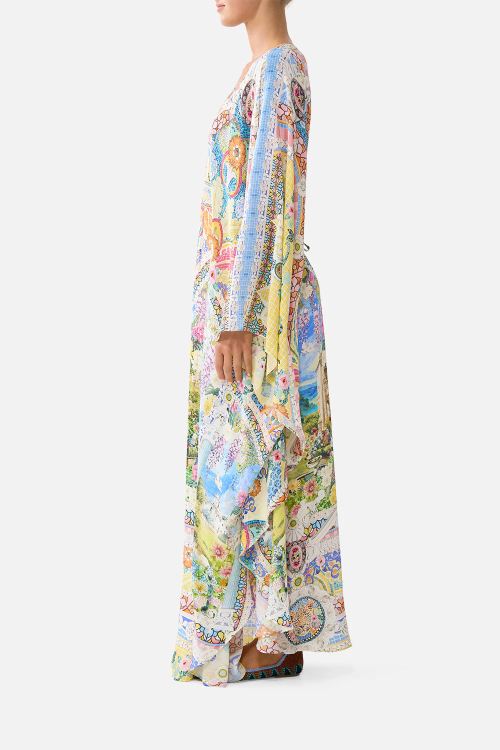LONG KAFTAN WITH WAIST DETAIL NAVÀS NOUVEAU - Image 4