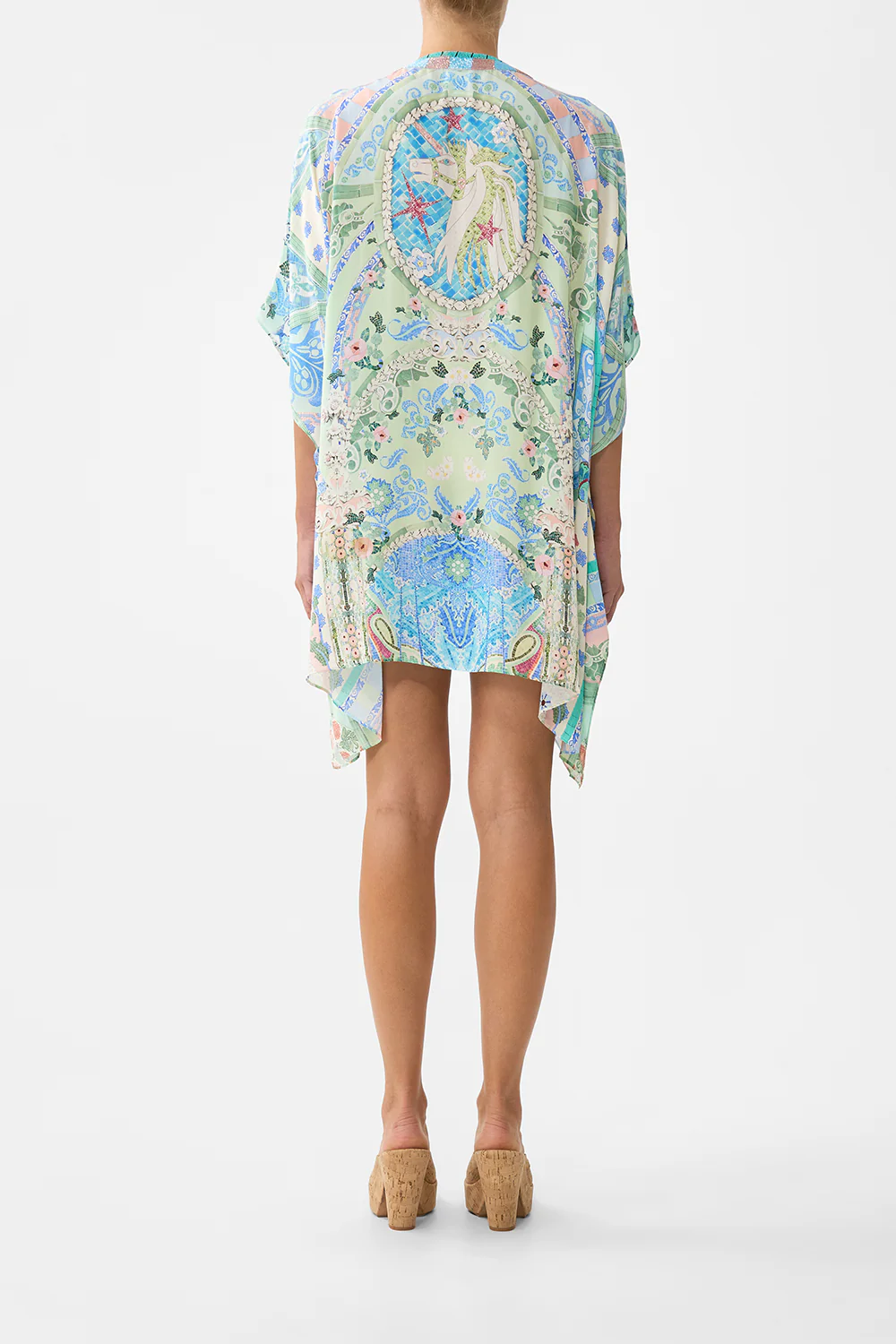 SHORT LACE UP KAFTAN MIDSUMMER MOSAICS - Image 2