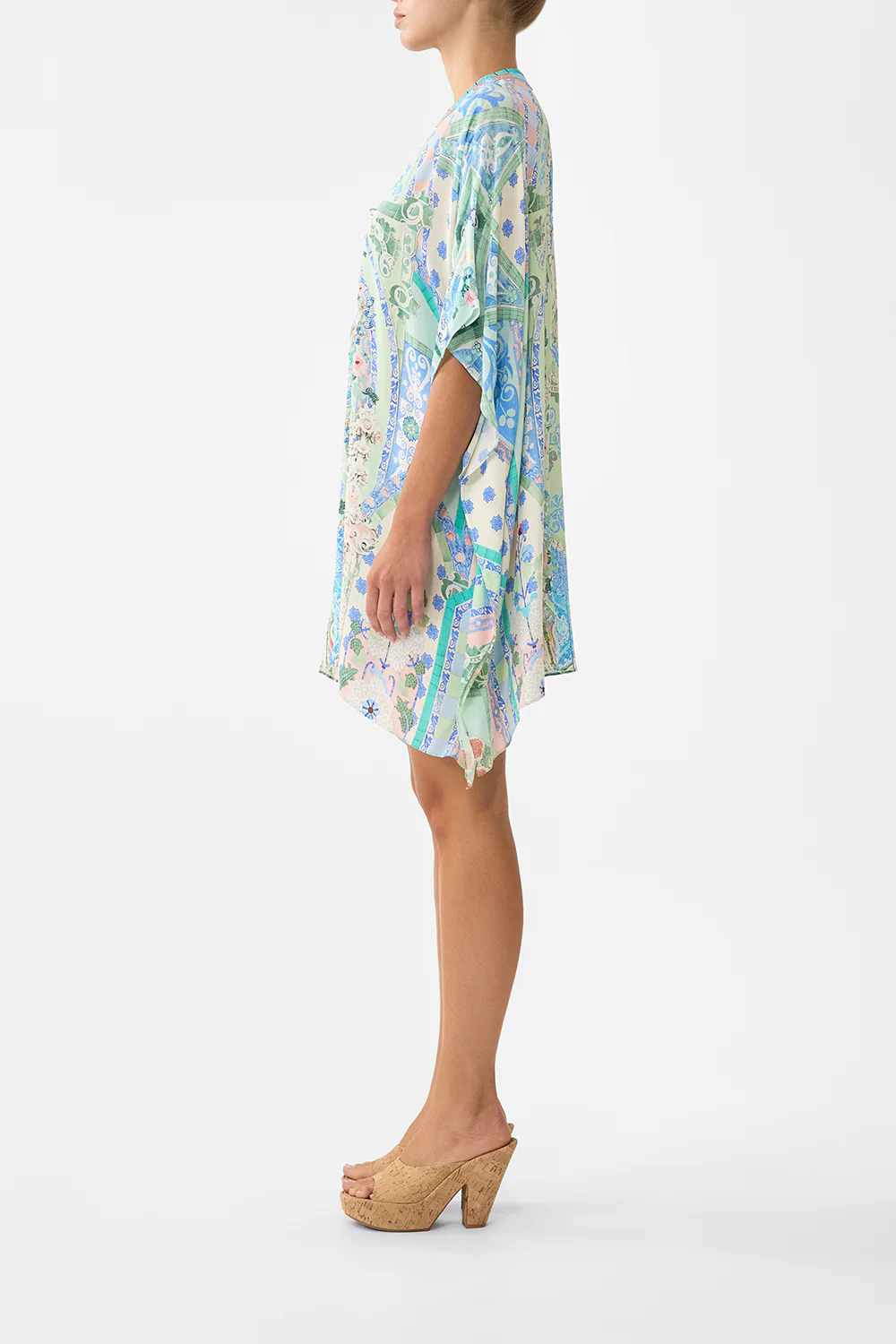SHORT LACE UP KAFTAN MIDSUMMER MOSAICS - Image 4