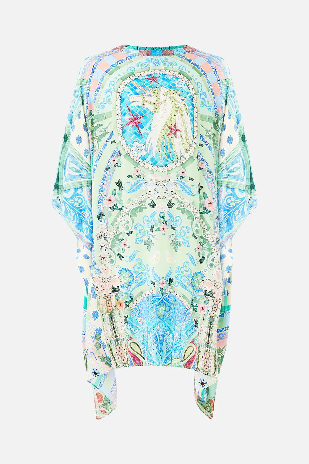 SHORT LACE UP KAFTAN MIDSUMMER MOSAICS - Image 7