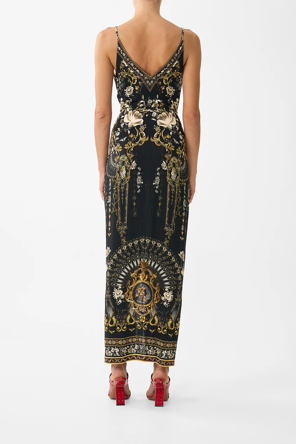 STRAPPY DRESS WITH TWIST FRONT FLAMENCO FOLKLORE - Image 2