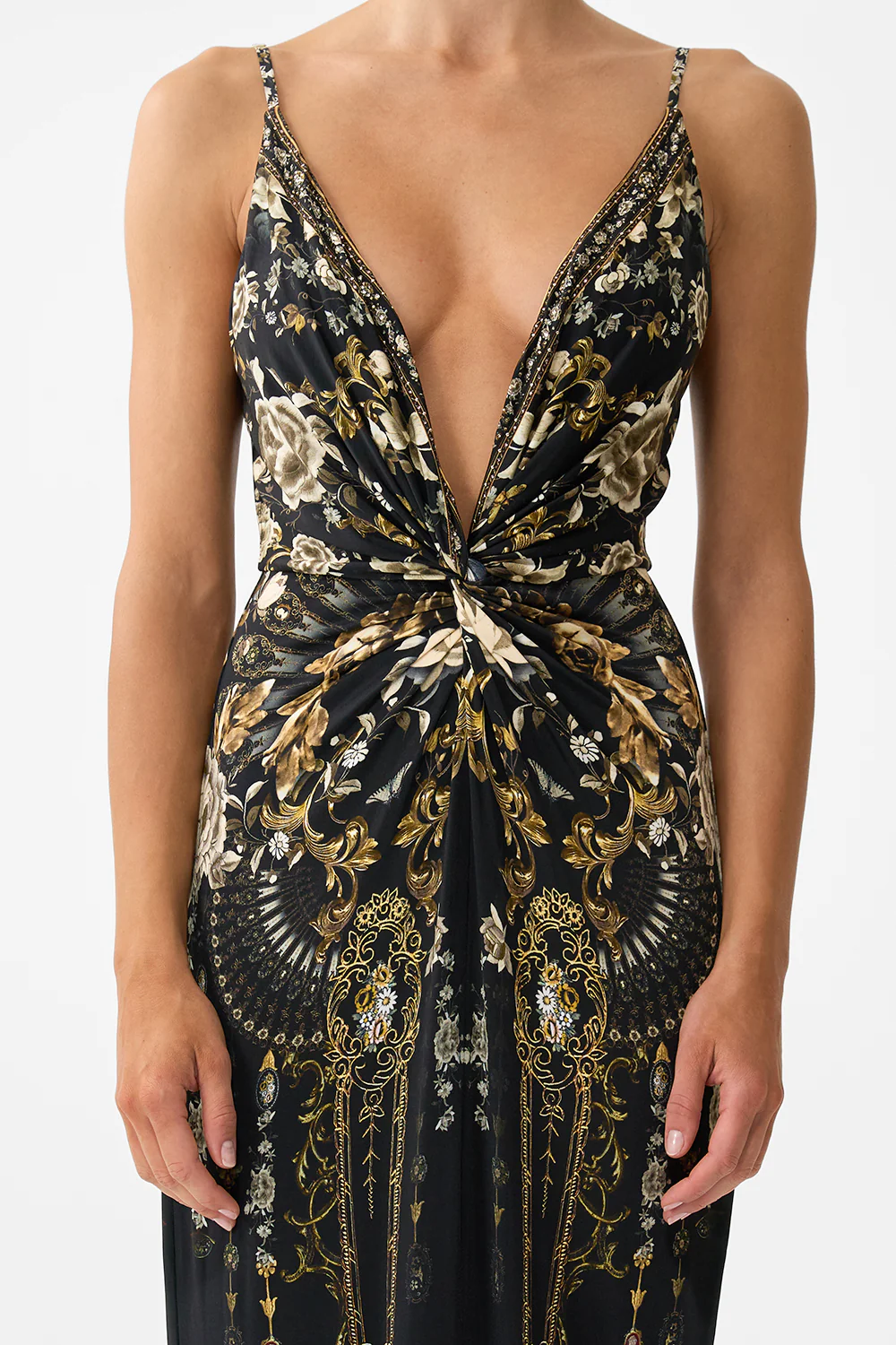 STRAPPY DRESS WITH TWIST FRONT FLAMENCO FOLKLORE - Image 6