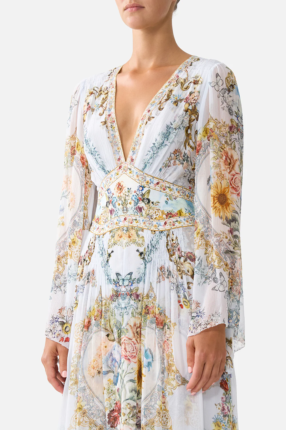 FLARED SLEEVE DRESS SEVILLE SWEETHEART - Image 5