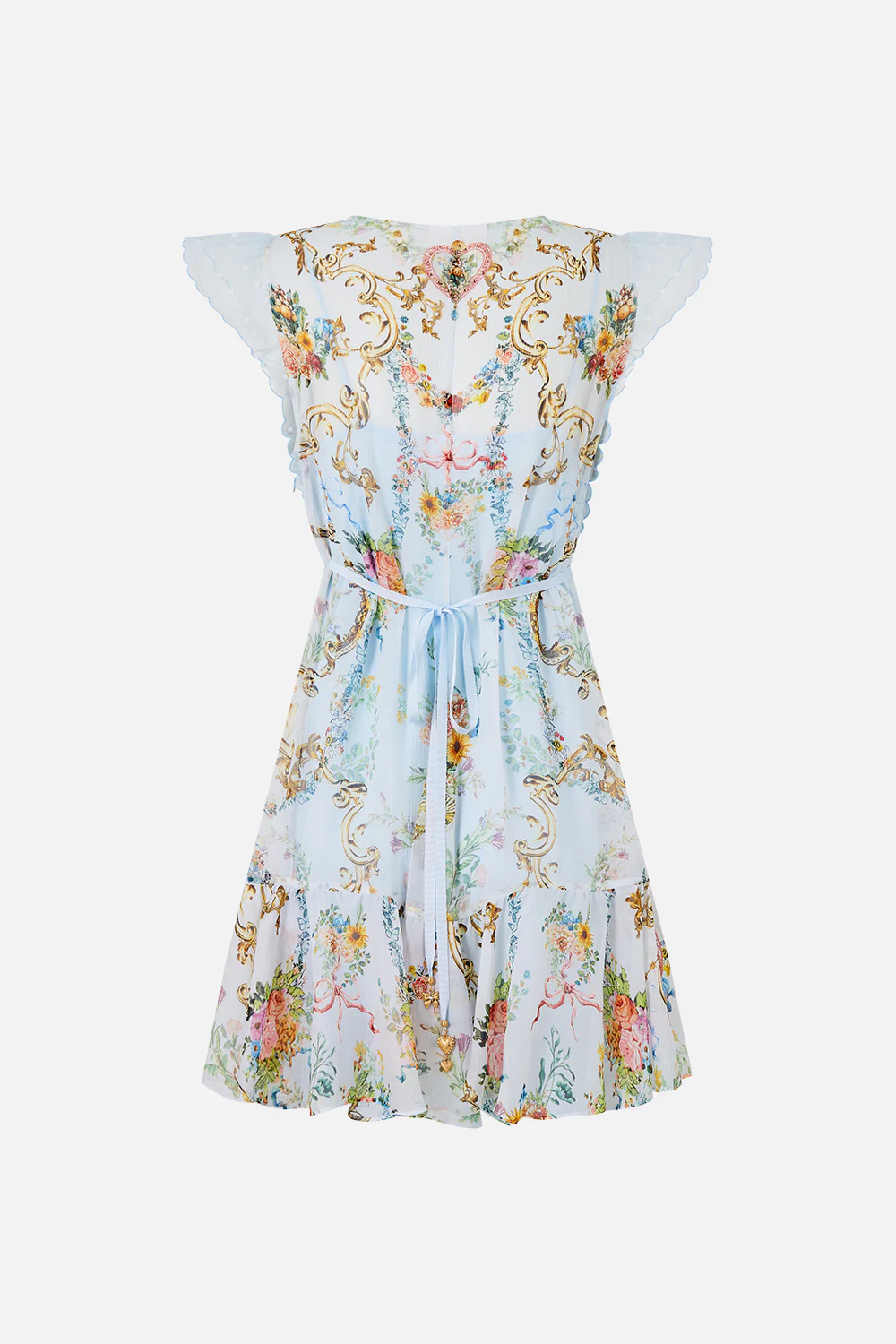 RUFFLE SLEEVE SHORT DRESS SEVILLE SWEETHEART - Image 6