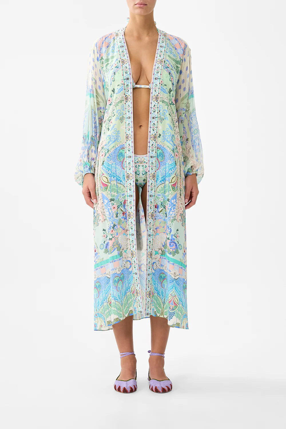 BLOUSON SLEEVE LAYER MIDSUMMER MOSAICS