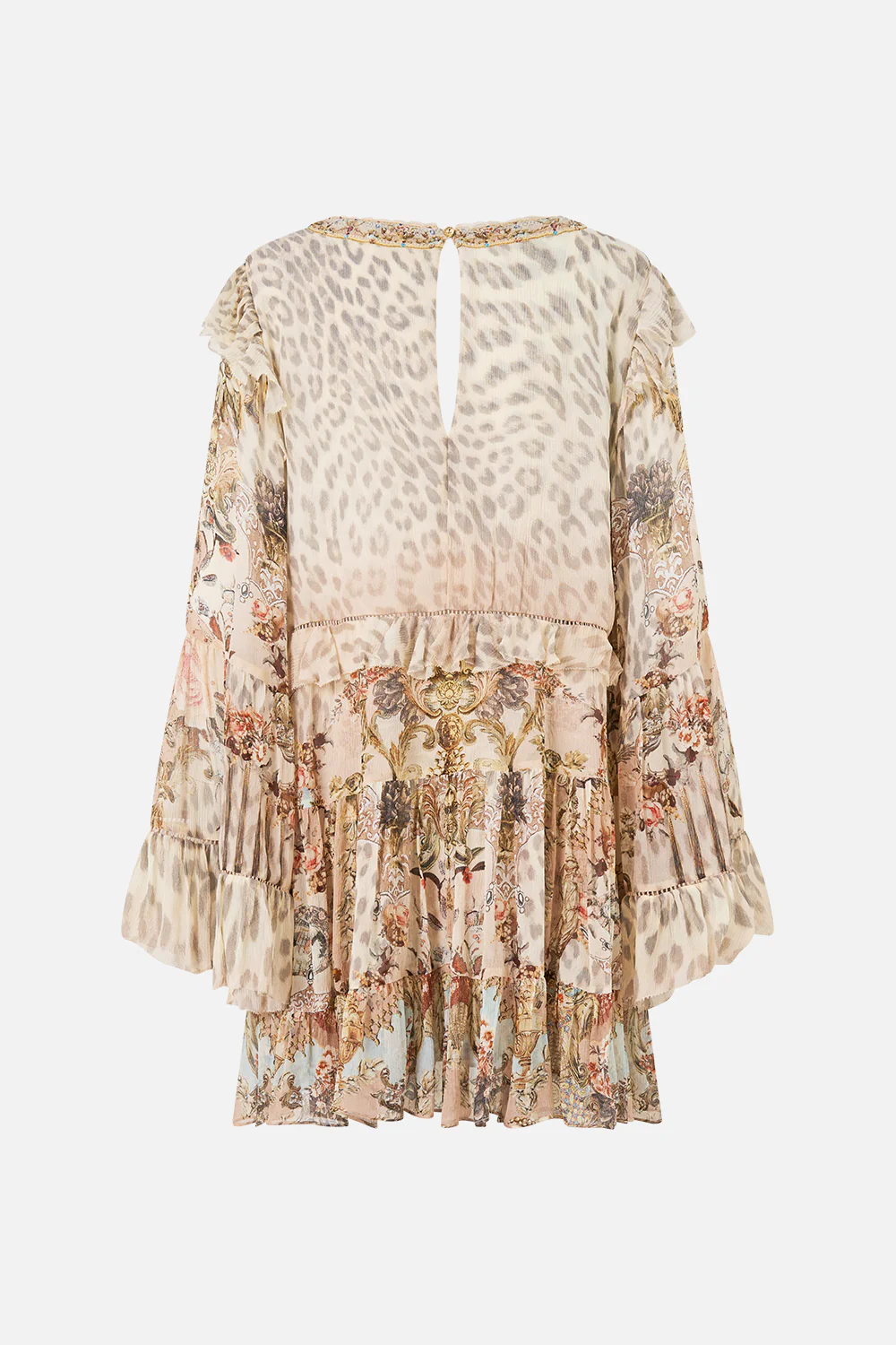 TIERED SWING MINI DRESS ARANJUEZ ANIMALIA - Image 6