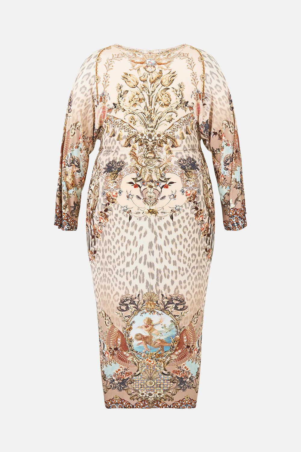 LONG SPLIT FRONT TWIST DRESS ARANJUEZ ANIMALIA - Image 10