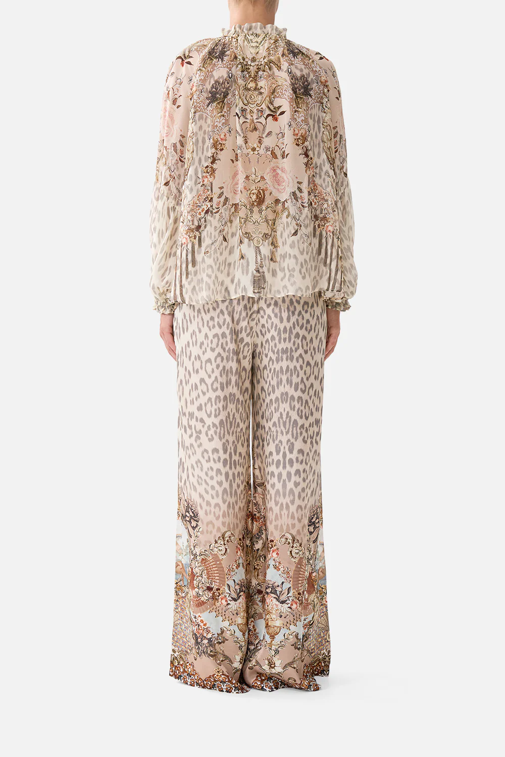 RAGLAN BLOUSE WITH FRONT RUFFLE ARANJUEZ ANIMALIA - Image 2