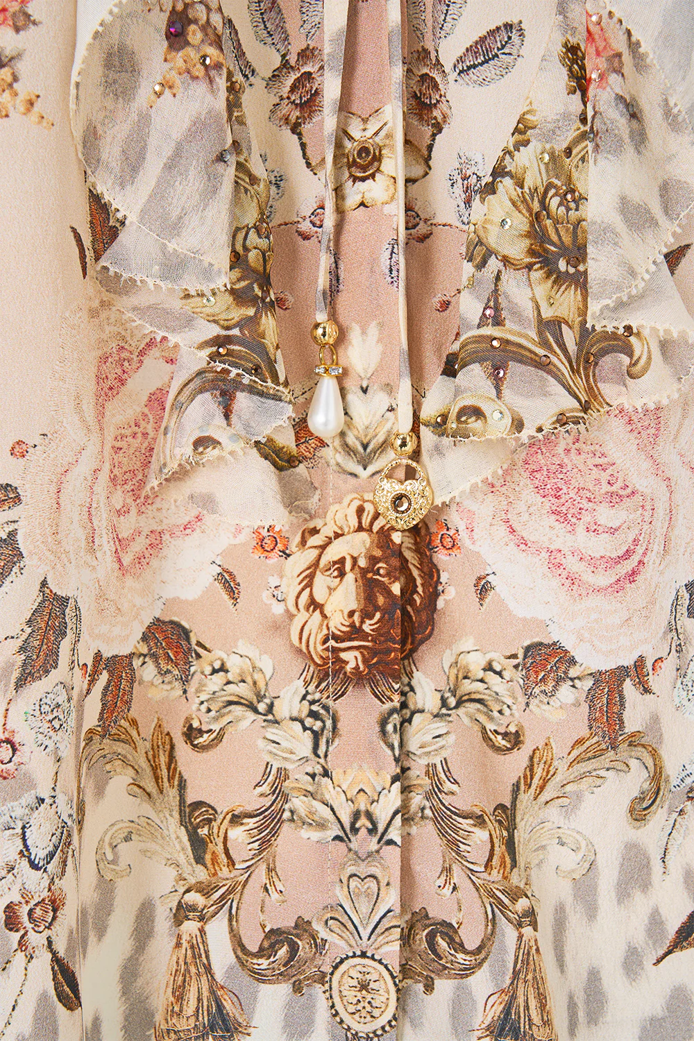 RAGLAN BLOUSE WITH FRONT RUFFLE ARANJUEZ ANIMALIA - Image 7
