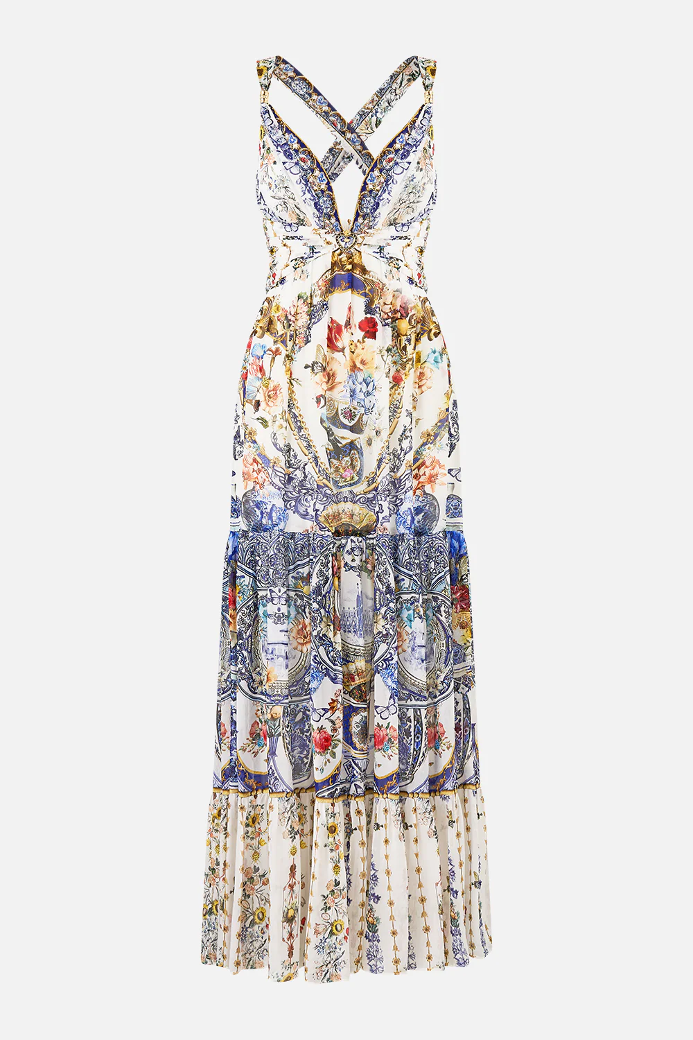 BEAD STRAP GATHERED PANEL DRESS THE POTTERY PARLOUR - Image 3