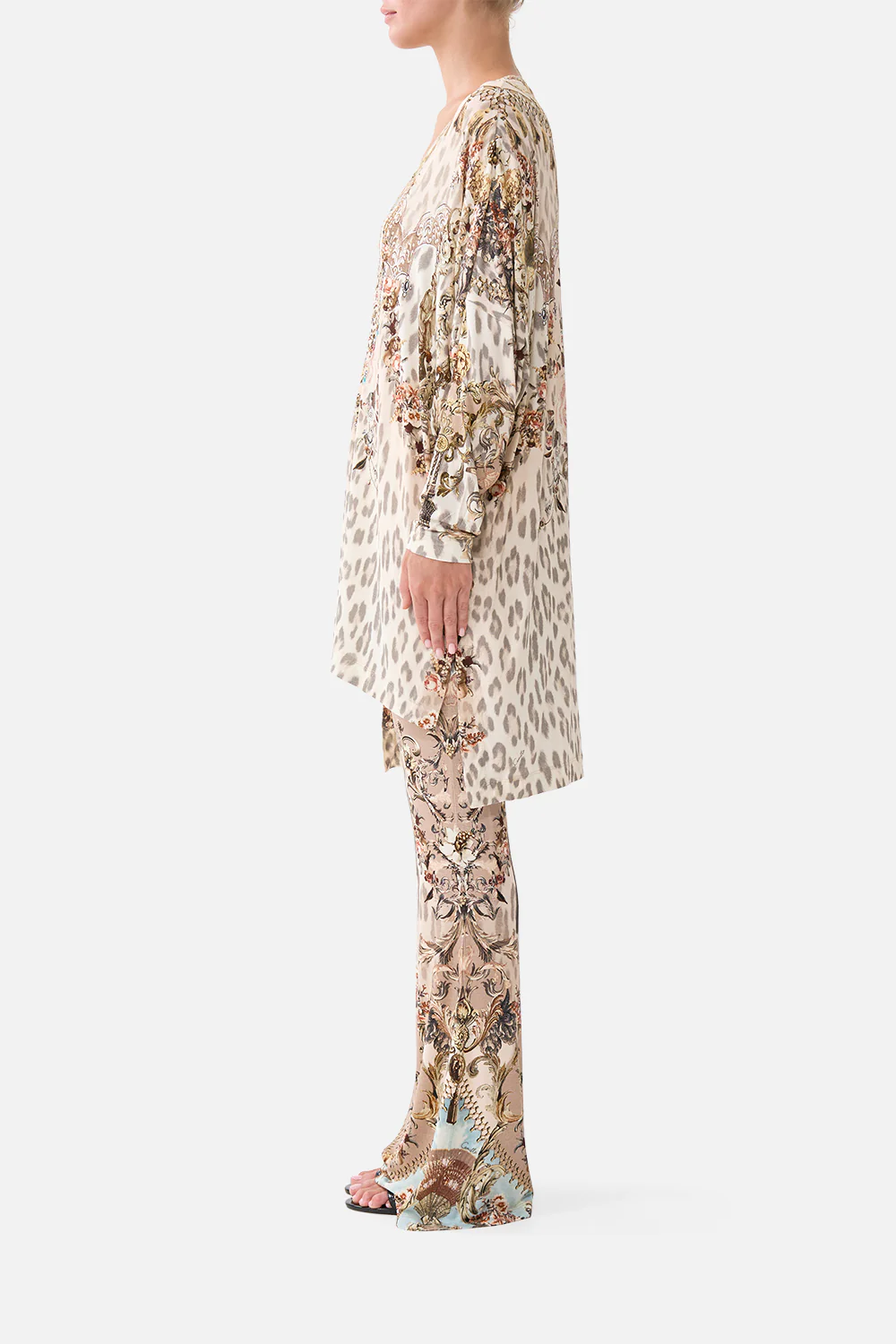 SIDE SPLIT JERSEY TEE ARANJUEZ ANIMALIA - Image 4