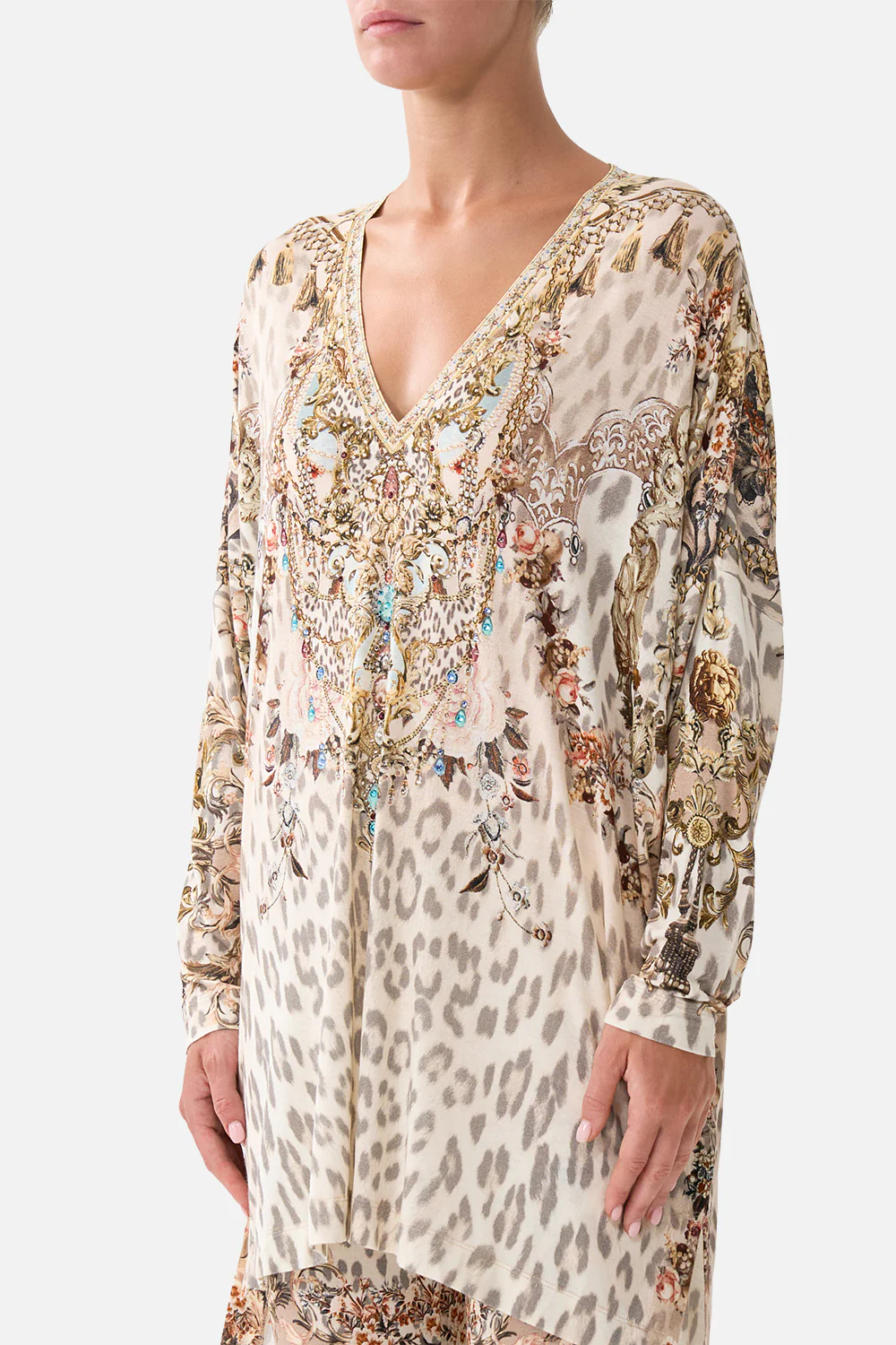 SIDE SPLIT JERSEY TEE ARANJUEZ ANIMALIA - Image 5