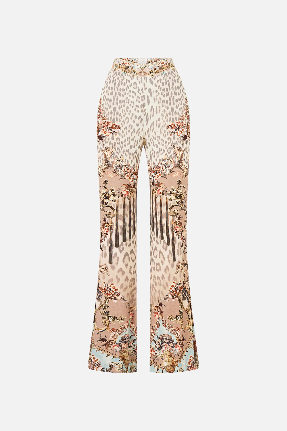HIGH WAISTED FLARED TROUSER ARANJUEZ ANIMALIA - Image 3
