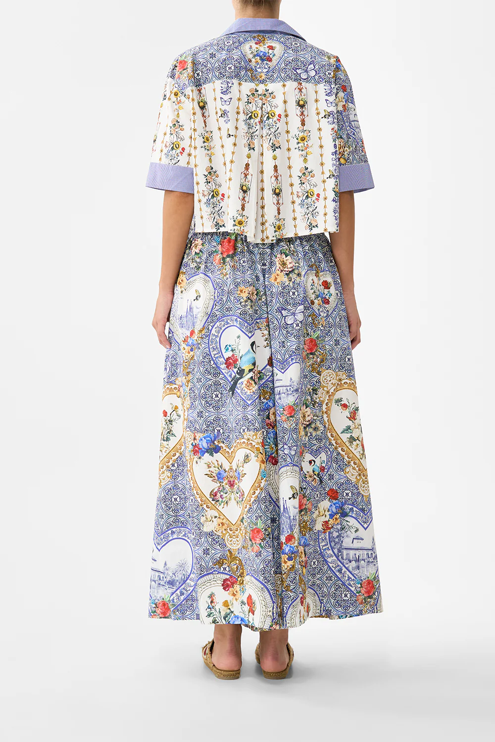 WIDE LEG ELASTIC WAIST PANT THE POTTERY PARLOUR - Image 2