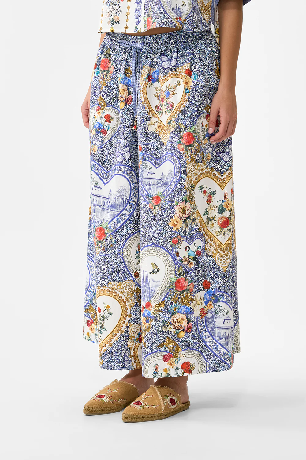 WIDE LEG ELASTIC WAIST PANT THE POTTERY PARLOUR - Image 5