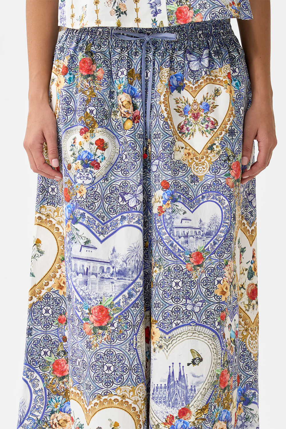 WIDE LEG ELASTIC WAIST PANT THE POTTERY PARLOUR - Image 6