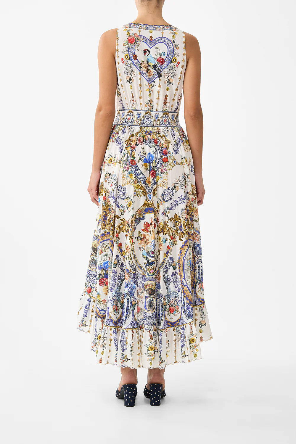 V NECKLINE HIGH LOW DRESS THE POTTERY PARLOUR - Image 2