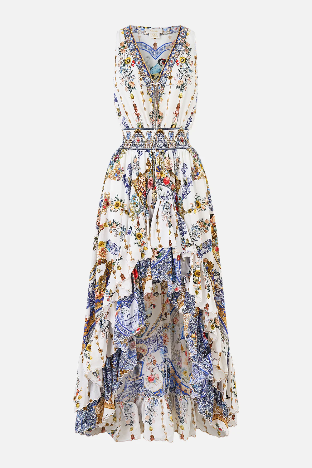 V NECKLINE HIGH LOW DRESS THE POTTERY PARLOUR - Image 3