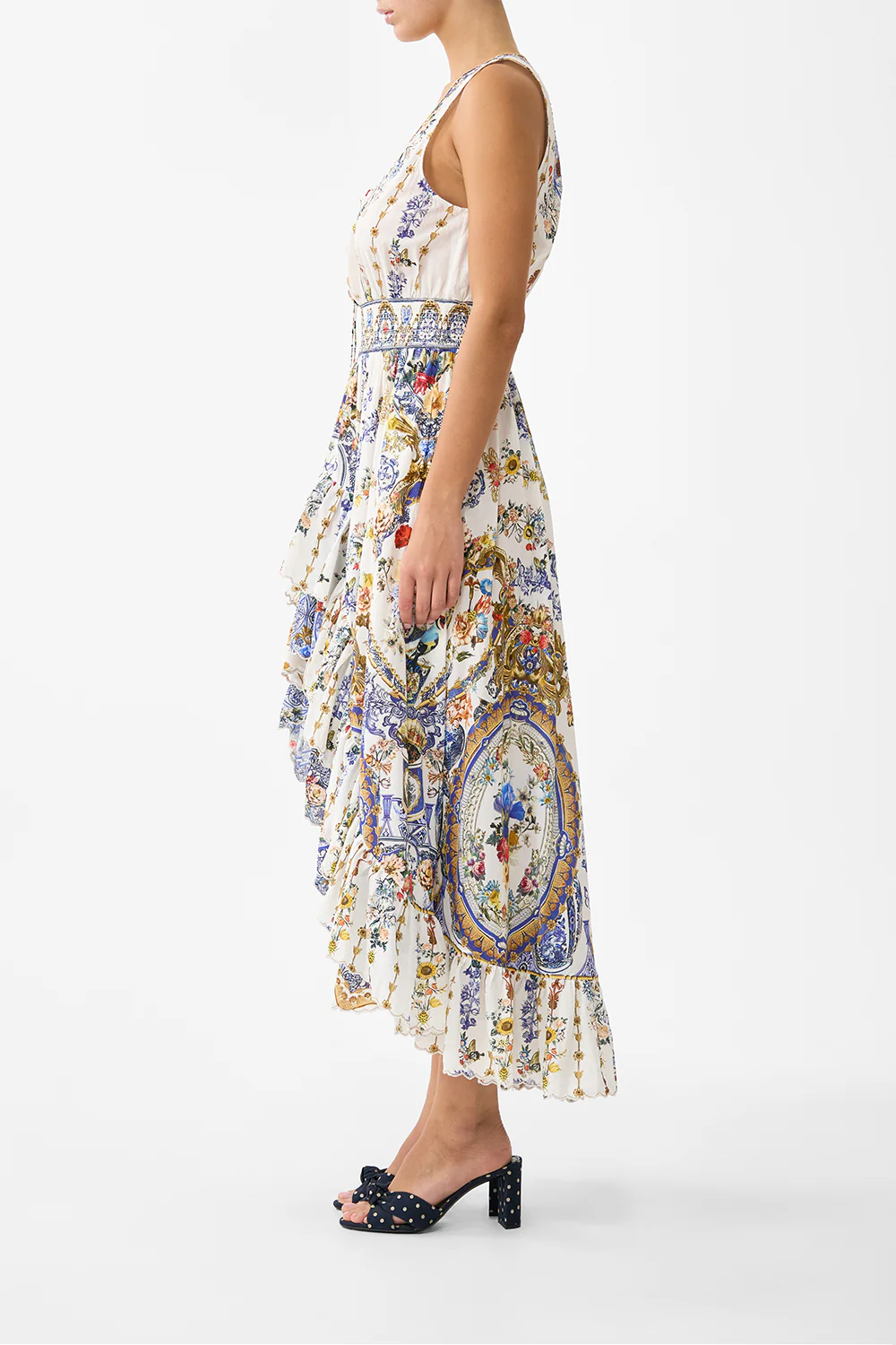 V NECKLINE HIGH LOW DRESS THE POTTERY PARLOUR - Image 4