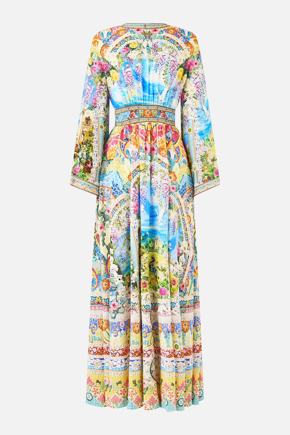 KIMONO SLEEVE DRESS WITH SHIRRING DETAIL NAVÀS NOUVEAU - Image 7