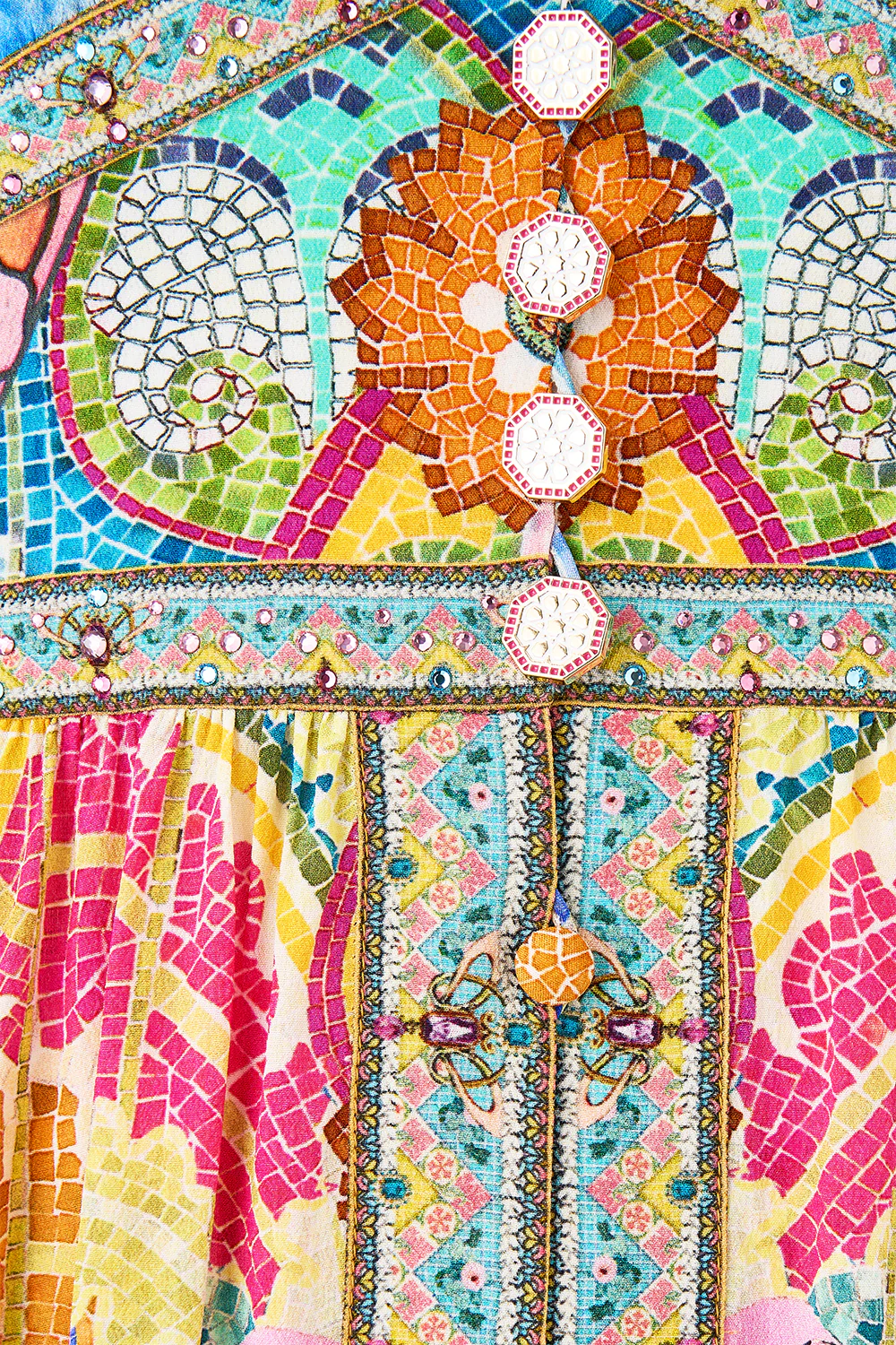 KIMONO SLEEVE DRESS WITH SHIRRING DETAIL NAVÀS NOUVEAU - Image 8