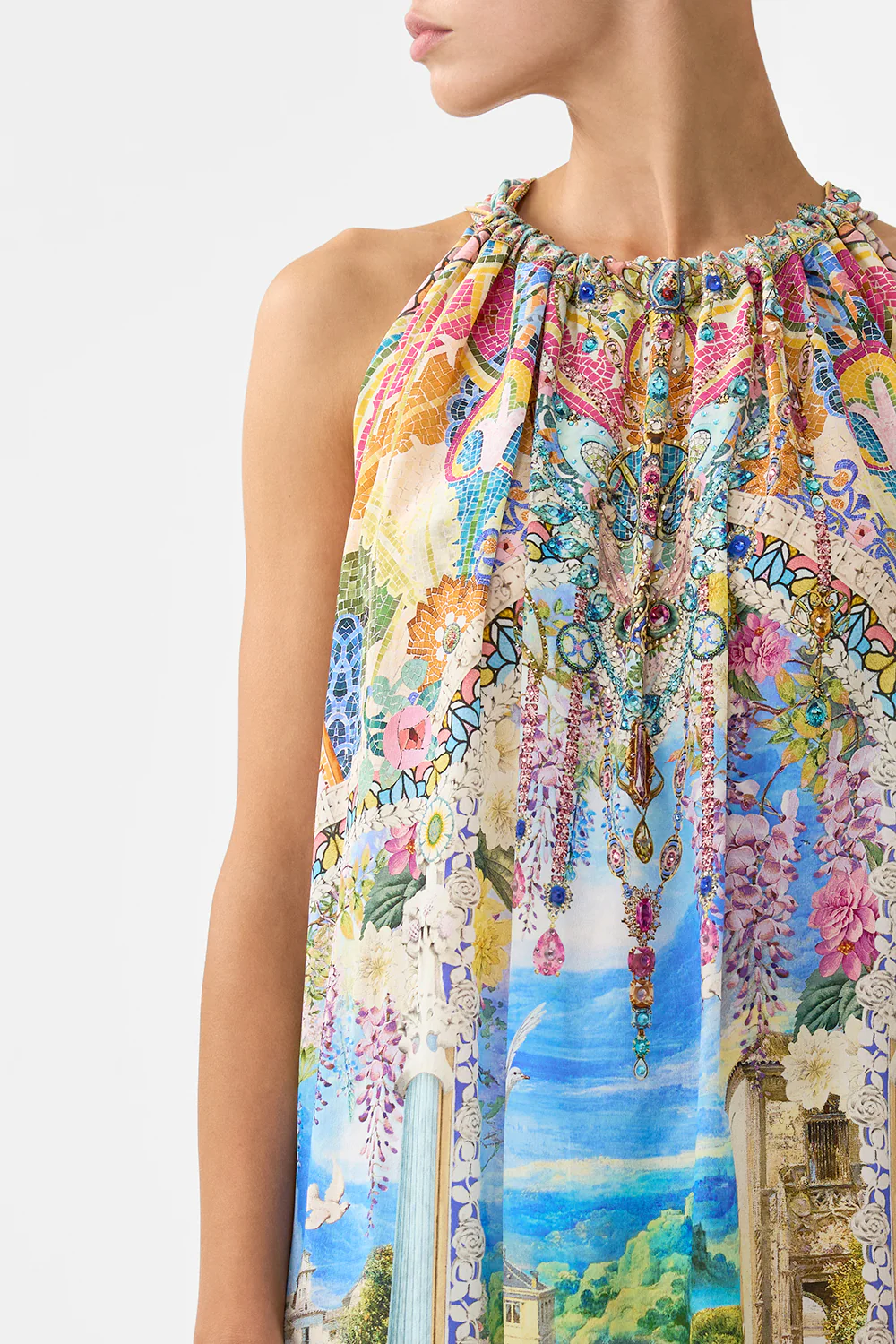 DRAWSTRING DRESS NAVÀS NOUVEAU - Image 6