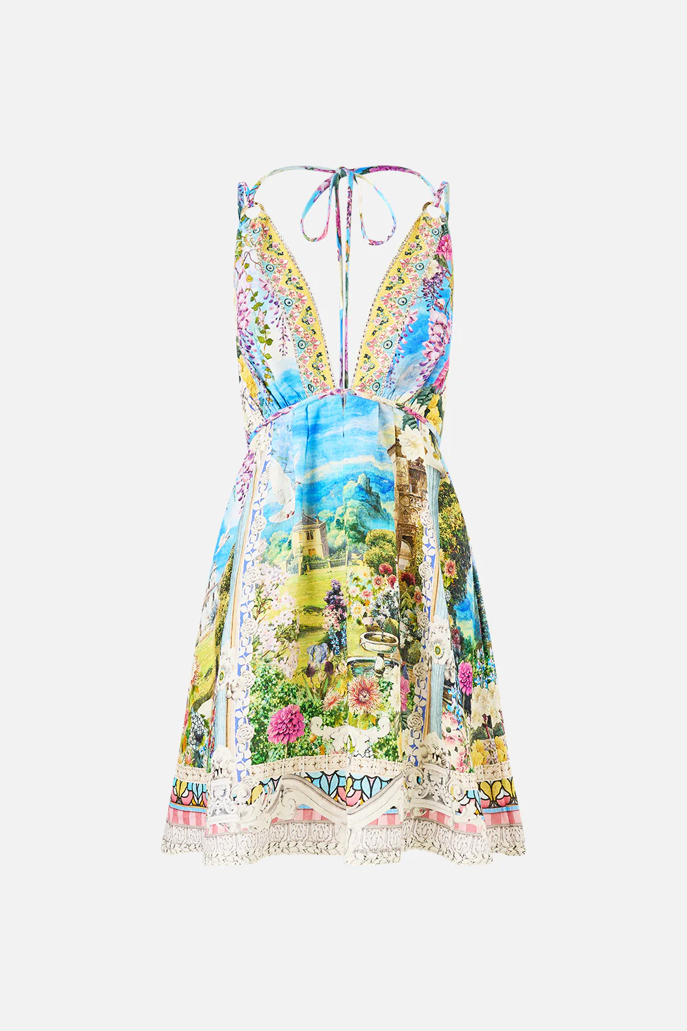 SHORT FLARED DRESS WITH HARDWARE NAVÀS NOUVEAU - Image 3