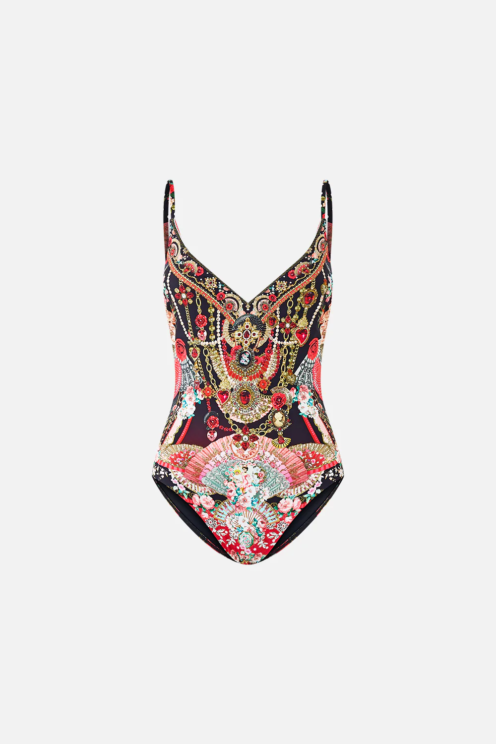 V NECK UNDERWIRE ONE PIECE WITH BACK CLOSURE DAUGHTERS OF DUENDE - Image 3