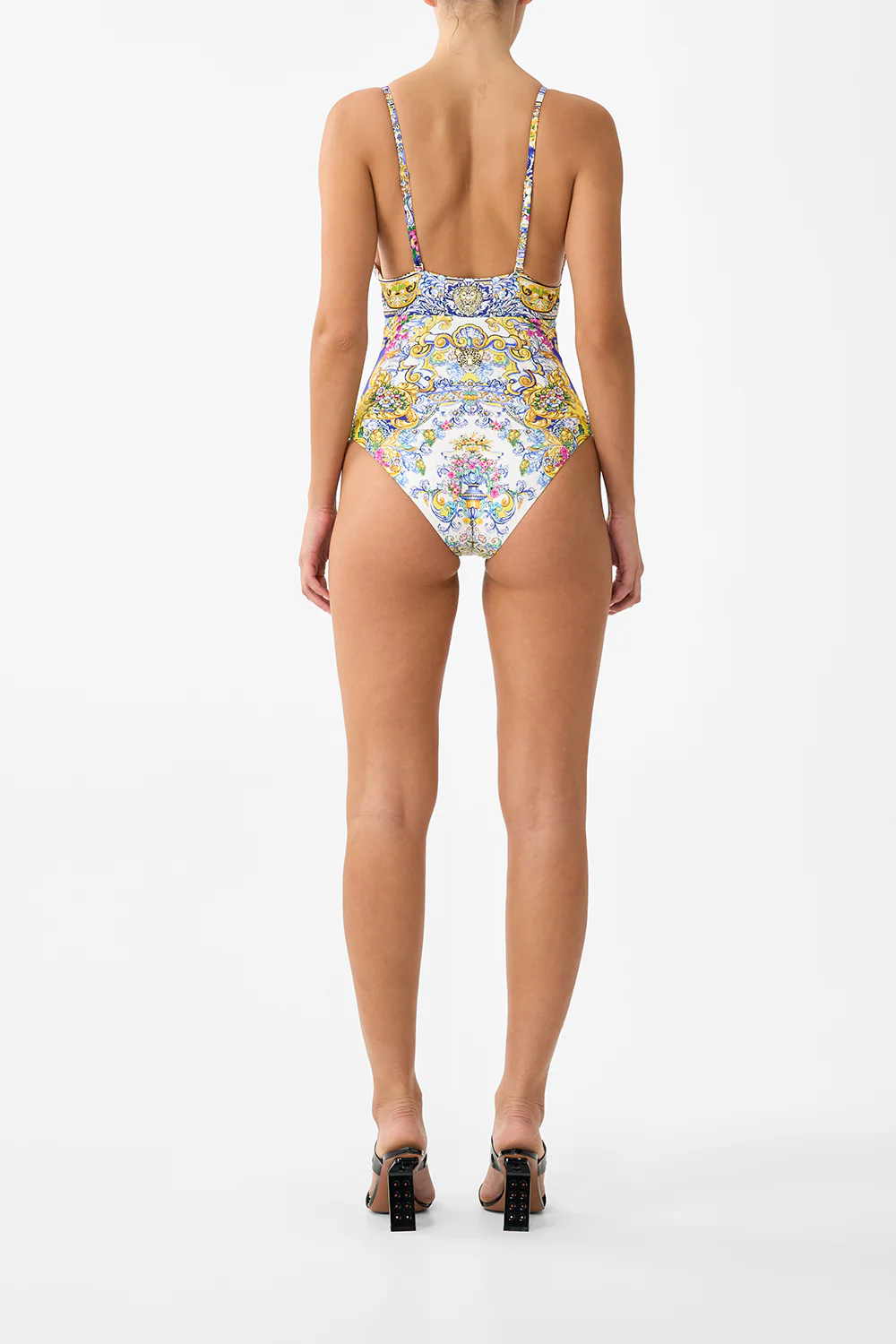HIGH TRI ONE PIECE WITH EYELET TIE FRONT TRIM ESPAÑA NIRVANA - Image 2