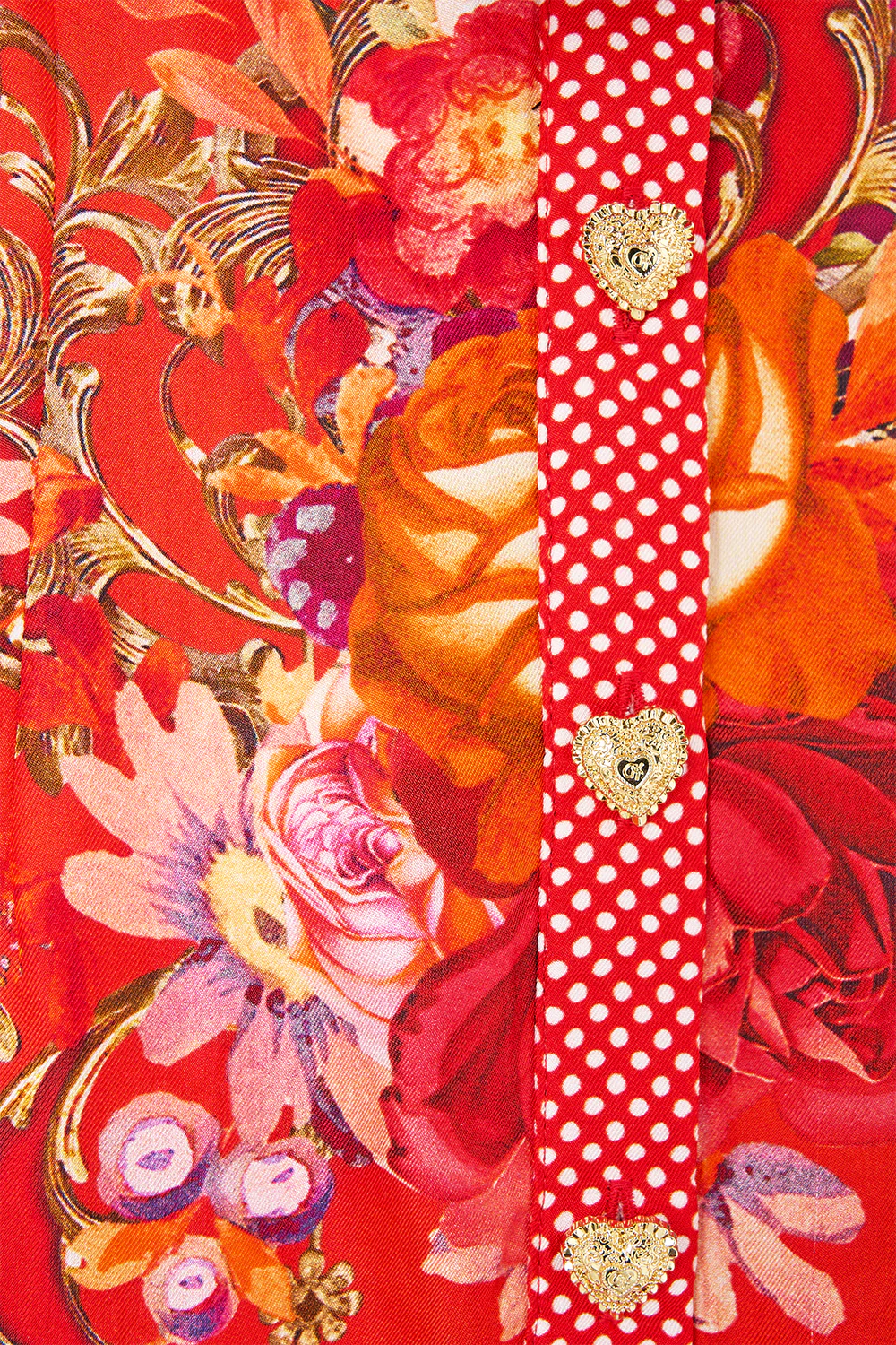 TIE FRONT SHORT DRESS WITH HEM RUFFLE OLÉ OLÉ - Image 7