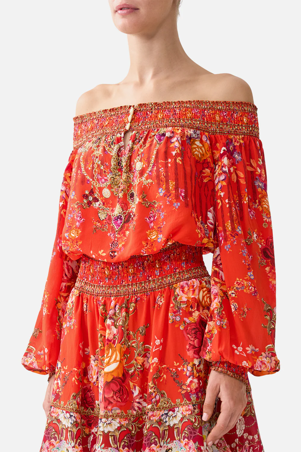 OFF SHOULDER SHORT DRESS OLÉ OLÉ - Image 5