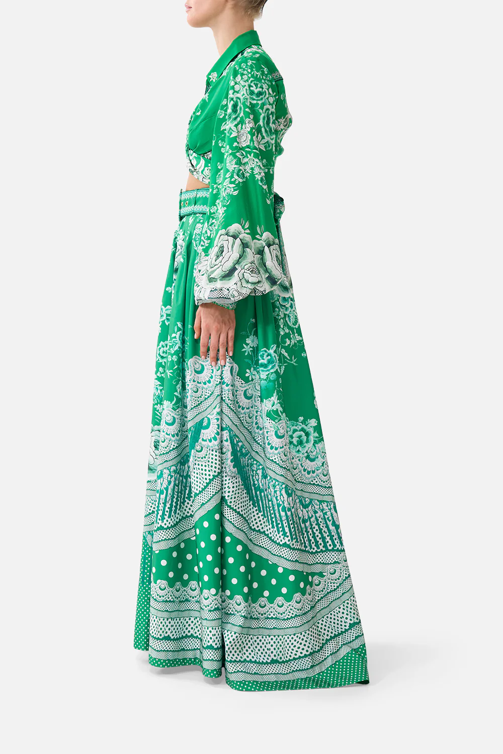 CROPPED WRAP SHIRT SACROMONTE SEÑORITA - Image 4