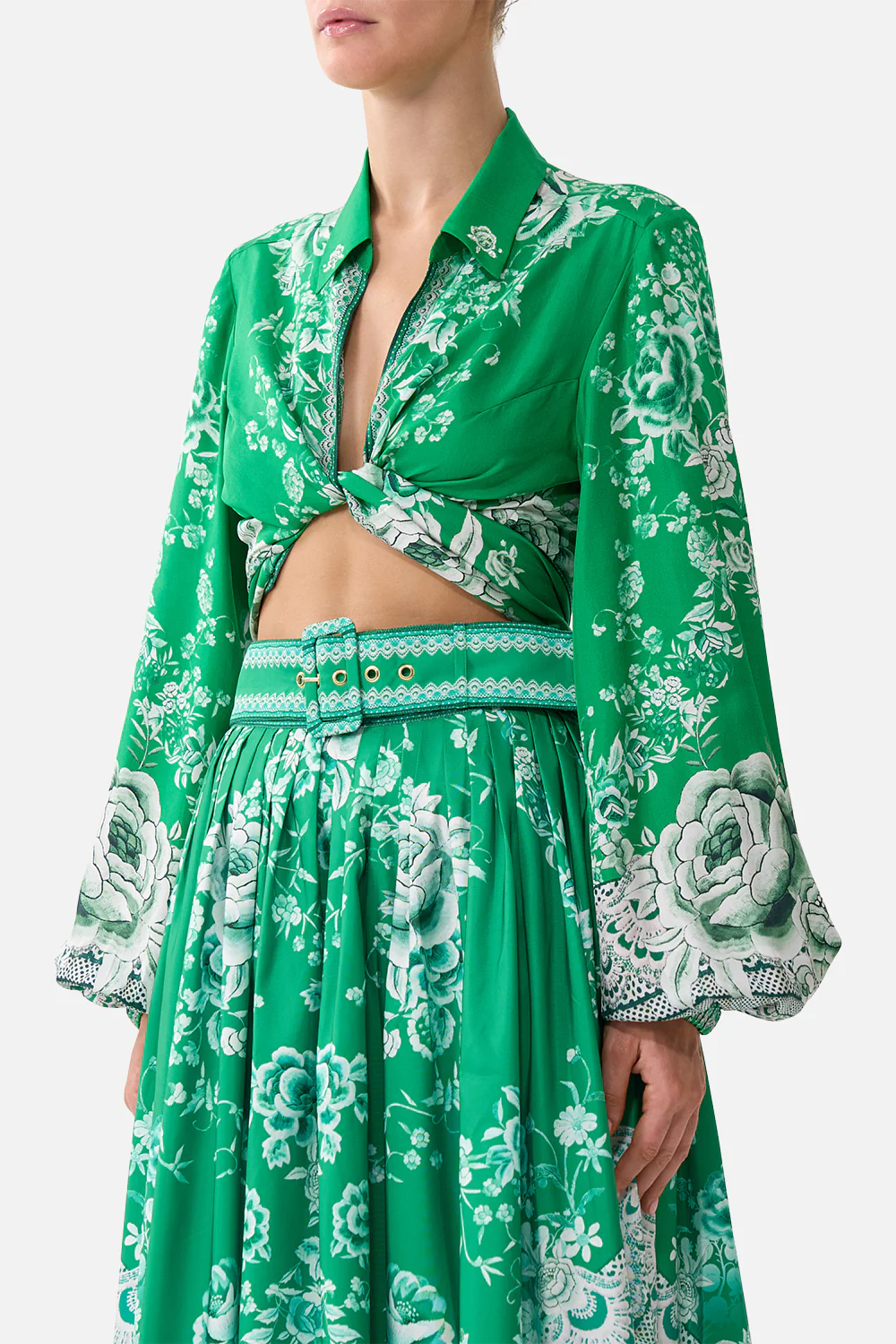 CROPPED WRAP SHIRT SACROMONTE SEÑORITA - Image 5