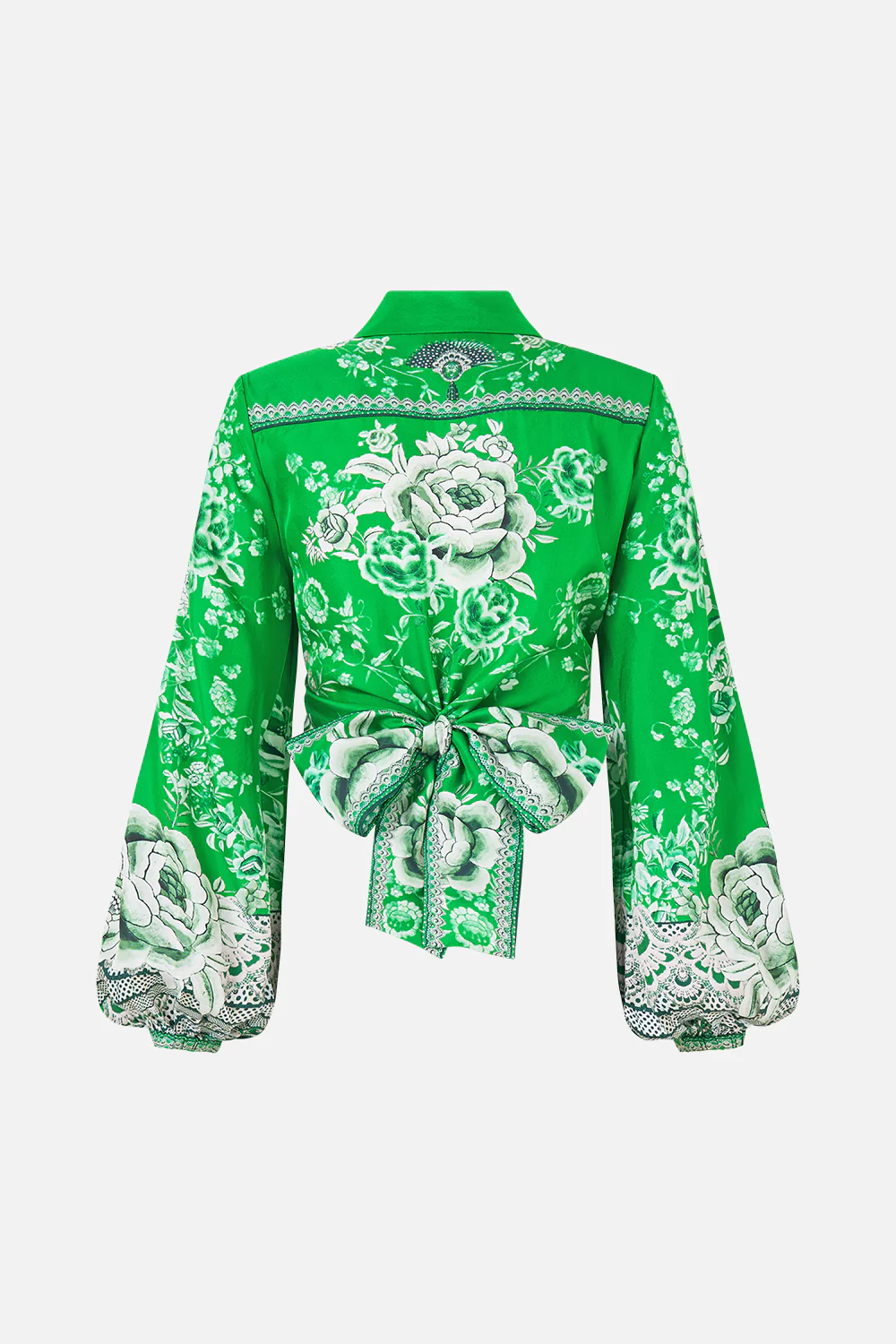 CROPPED WRAP SHIRT SACROMONTE SEÑORITA - Image 6