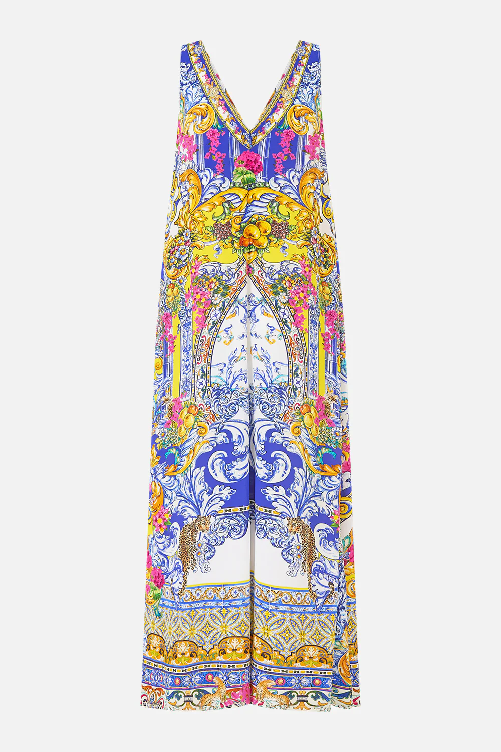 V NECK FLARED JUMPSUIT ESPAÑA NIRVANA - Image 6